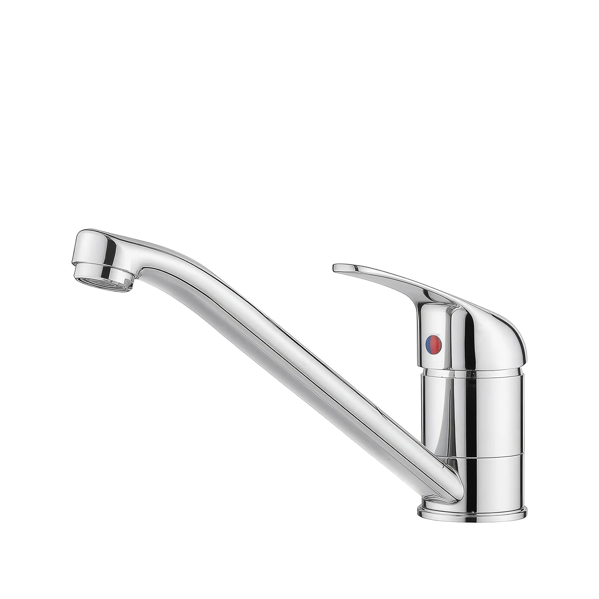 Chrome Kitchen Mixer Tap – Single-Lever on white background